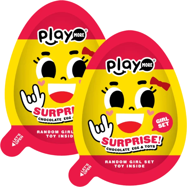 Combo 2 Kẹo trứng đồ chơi sô cô la sữa bất ngờ Playmore 20g (giao mẫu ngẫu nhiên)