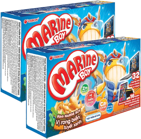 Combo 2 Bánh Marine Boy vị Tảo (35g)