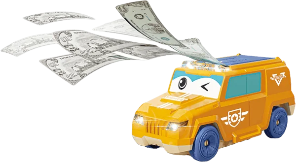 Xe bắn tiền siêu ngầu có nhạc đèn LH16880524 C404 (Vàng)