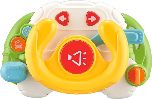 Đồ chơi vô lăng lái xe mini có nhạc đèn LH16880528 C404 (Vàng)