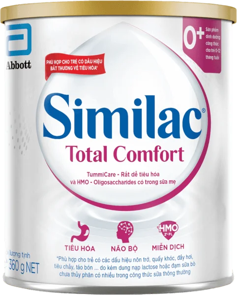 Sữa Similac Total Comfort 0+ (HMO) 360g (0-12 tháng) (giao bao bì ngẫu nhiên)
