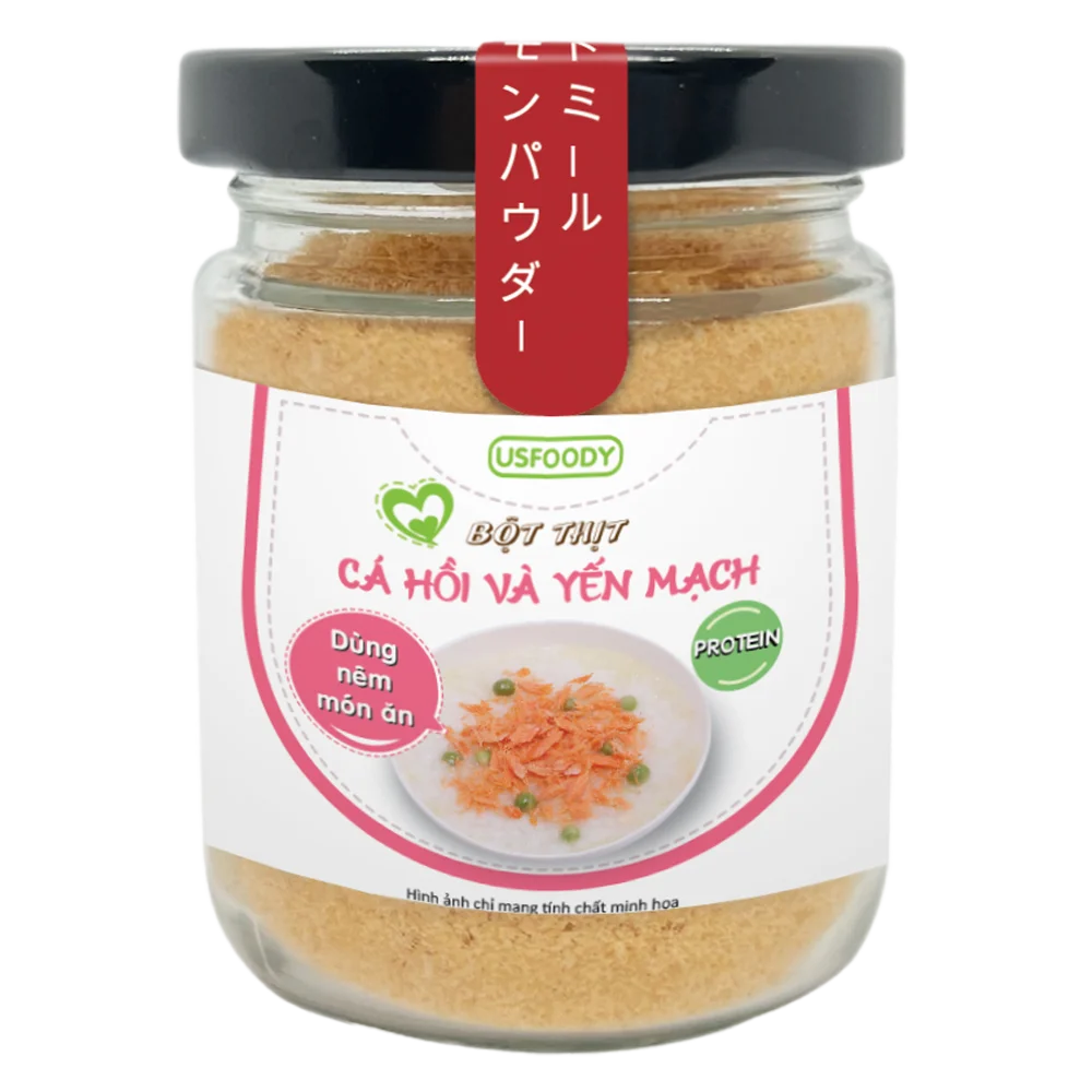 Bột thịt cá hồi và yến mạch 35g