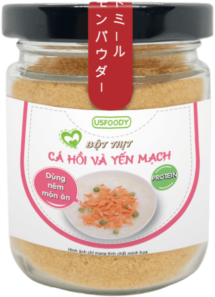 Bột thịt cá hồi và yến mạch 35g