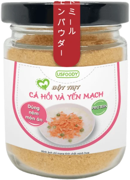 Bột thịt cá hồi và yến mạch 35g