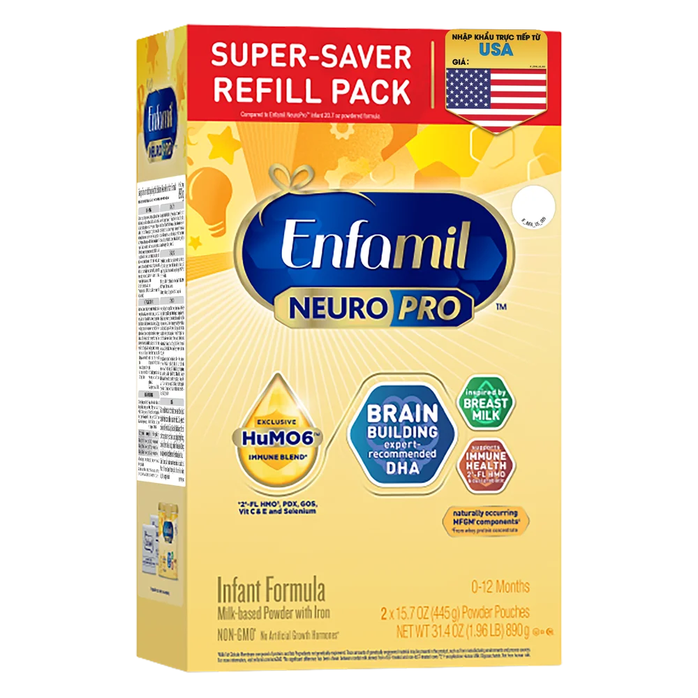 Sữa Enfamil NeuroPro Infant Formula 890g (0-12 tháng)