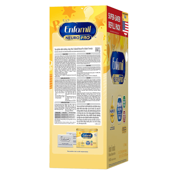 Combo 2 lon Sữa Enfamil NeuroPro Infant Formula 890g (0-12 tháng)