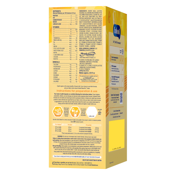 Combo 2 lon Sữa Enfamil NeuroPro Infant Formula 890g (0-12 tháng)