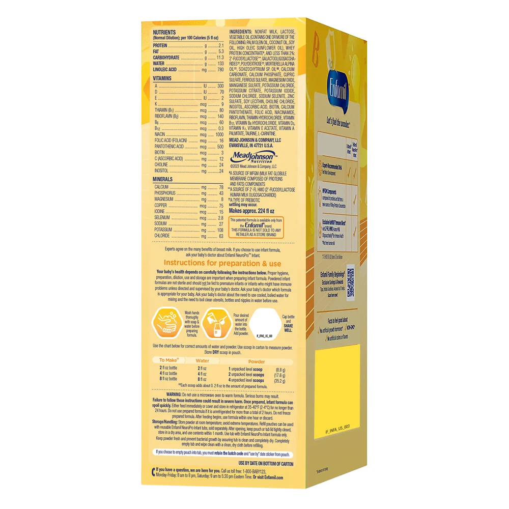 Sữa Enfamil NeuroPro Infant Formula 890g (0-12 tháng)