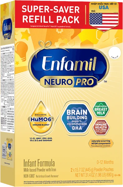 Sữa Enfamil NeuroPro Infant Formula 890g (0-12 tháng)