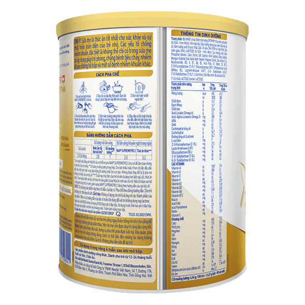 Sữa NAN SUPREME PRO số 2 800g (6-24 tháng) (giao bao bì ngẫu nhiên)