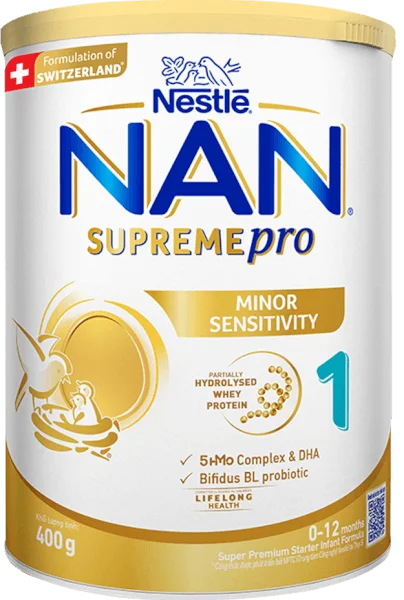 Sữa NAN SUPREME PRO số 1 400g (0-6 tháng) (giao bao bì ngẫu nhiên))