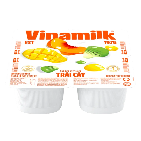 Combo 2 Sữa chua Vinamilk Trái cây 100g