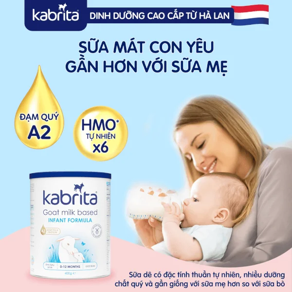 Sữa dê Kabrita Số 1 400g (0-12 tháng)