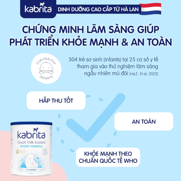 Sữa dê Kabrita Số 1 400g (0-12 tháng)