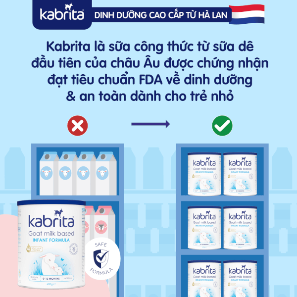 Sữa dê Kabrita Số 1 400g (0-12 tháng)