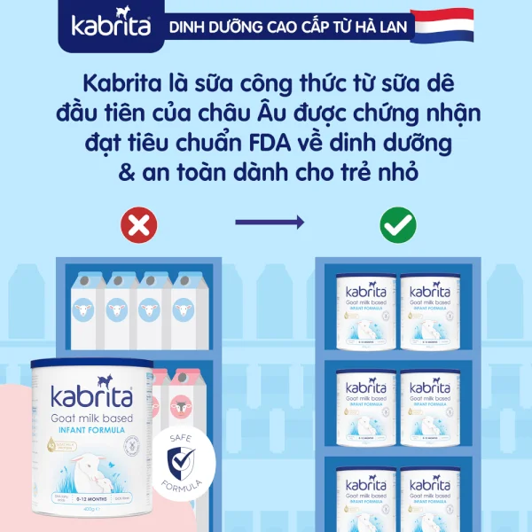 Sữa dê Kabrita Số 1 400g (0-12 tháng)