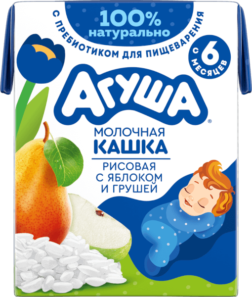 Sữa Đêm Gạo Sữa Vị Táo Và Lê Agusha 200ml