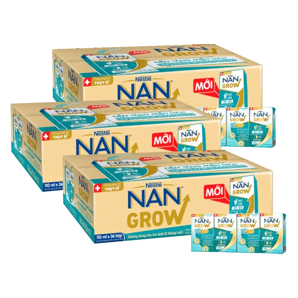 Combo 3 thùng thực phẩm bổ sung Nestlé NANGROW 9 (4x110ml)