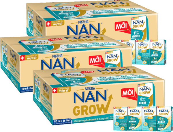 Combo 3 thùng thực phẩm bổ sung Nestlé NANGROW 9 (4x110ml)