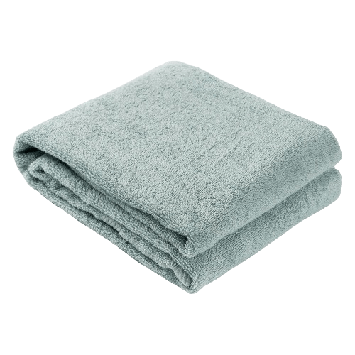 Khăn tắm thêu hoa lá Cotton Animo T2304_HV003 (60x120cm,Xanh rêu)