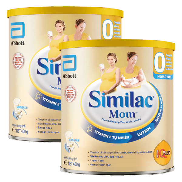 Combo 2 Similac Mom Hương Vani, 400g