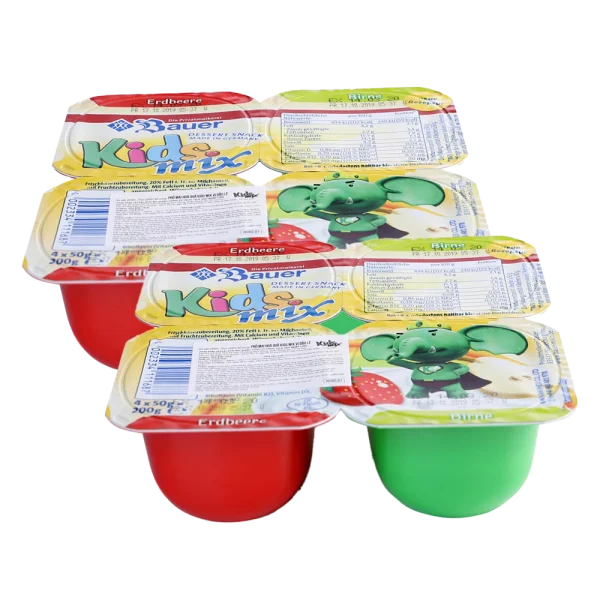 Combo 2 Phô mai hoa quả Kids Mix vị dâu lê 50g - Lốc 4