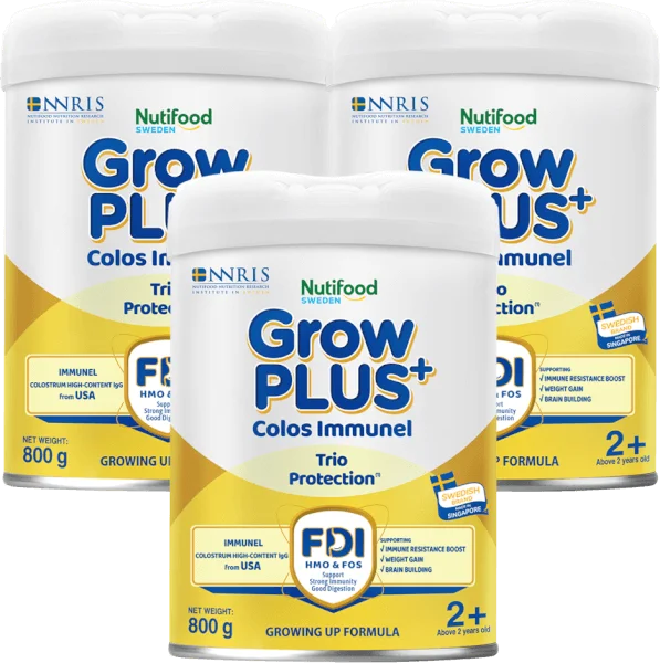 Combo 3 Sản phẩm dinh dưỡng công thức GrowPLUS+ Colos Immunel 2+, 800g ( trên 2 tuổi)