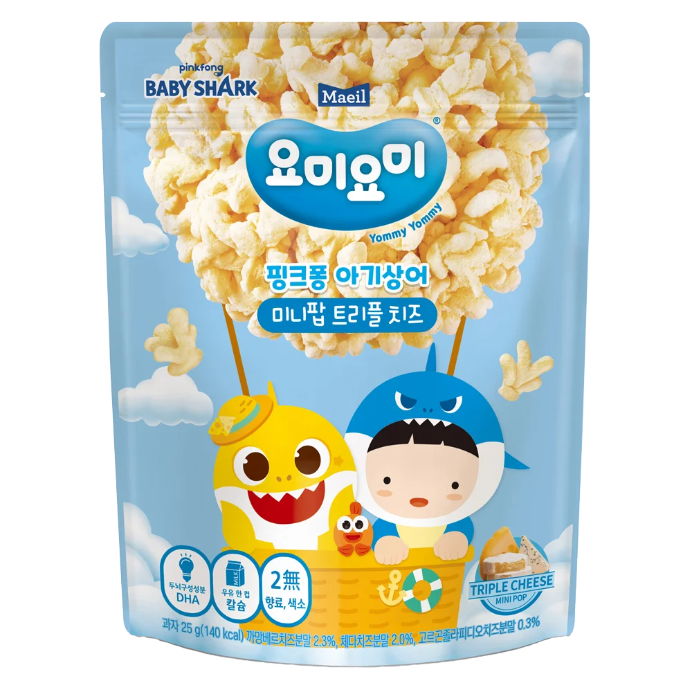 Thực Phẩm Bổ Sung Bánh Bỏng Bổ Sung Dha Yommy Maeil Ba Loại Phô Mai