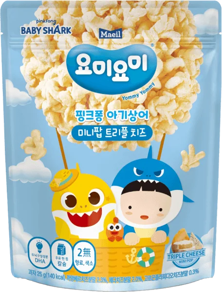 Thực Phẩm Bổ Sung Bánh Bỏng Bổ Sung Dha Yommy Maeil Ba Loại Phô Mai