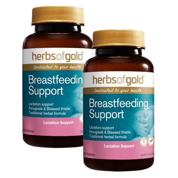 Combo 2 Viên uống lợi sữa từ thảo dược Herbs of Gold Breastfeeding Support