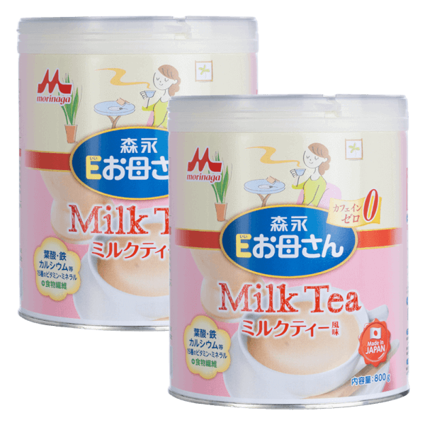 Combo 2 Sữa bầu Morinaga E-Okasan hương trà sữa 800g