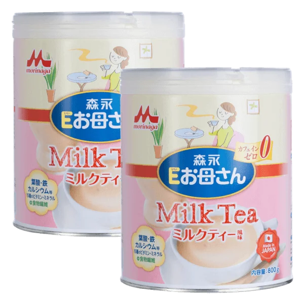 Combo 2 Sữa bầu Morinaga E-Okasan hương trà sữa 800g