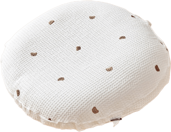 Gối chống trào ngược ROTOTO BEBE Airmesh gỗ sồi nguyên khối (Trắng,Gấu nâu)