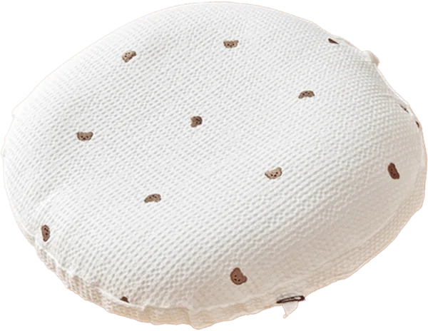 Gối chống trào ngược ROTOTO BEBE Airmesh gỗ sồi nguyên khối (Trắng,Gấu nâu)