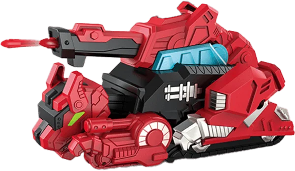 Xe mô hình khủng long bạo chúa biến hình siêu ngầu chạy trớn RFD536046 C404 (Đỏ)