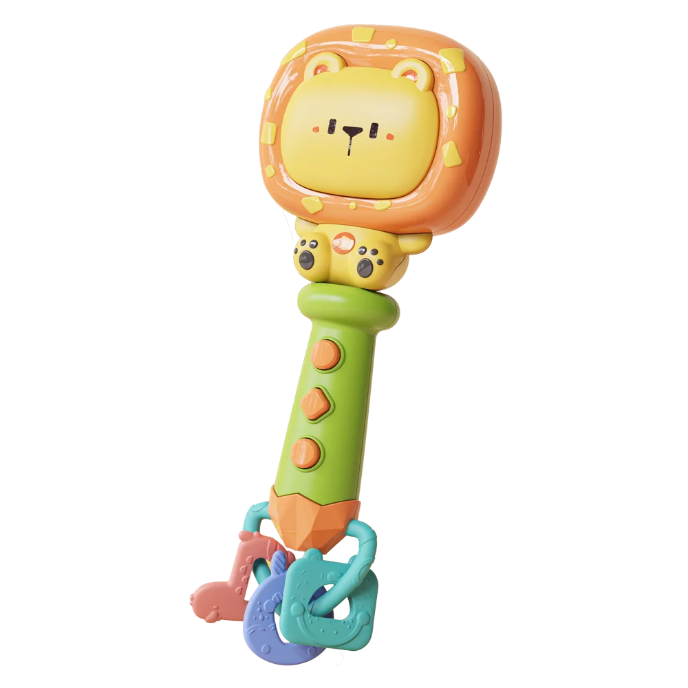 Xúc xắc sư tử ngộ nghĩnh có nhạc đèn Animo LH16880751 C404 (Xanh lá)