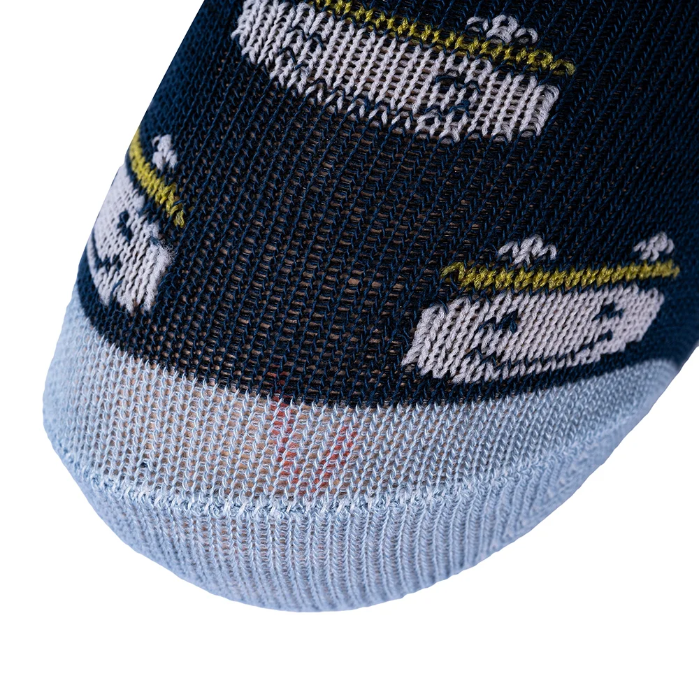 Set 2 đôi vớ sợi tre bé trai Animo XVV0524006 (0-6M,Nhiều màu)