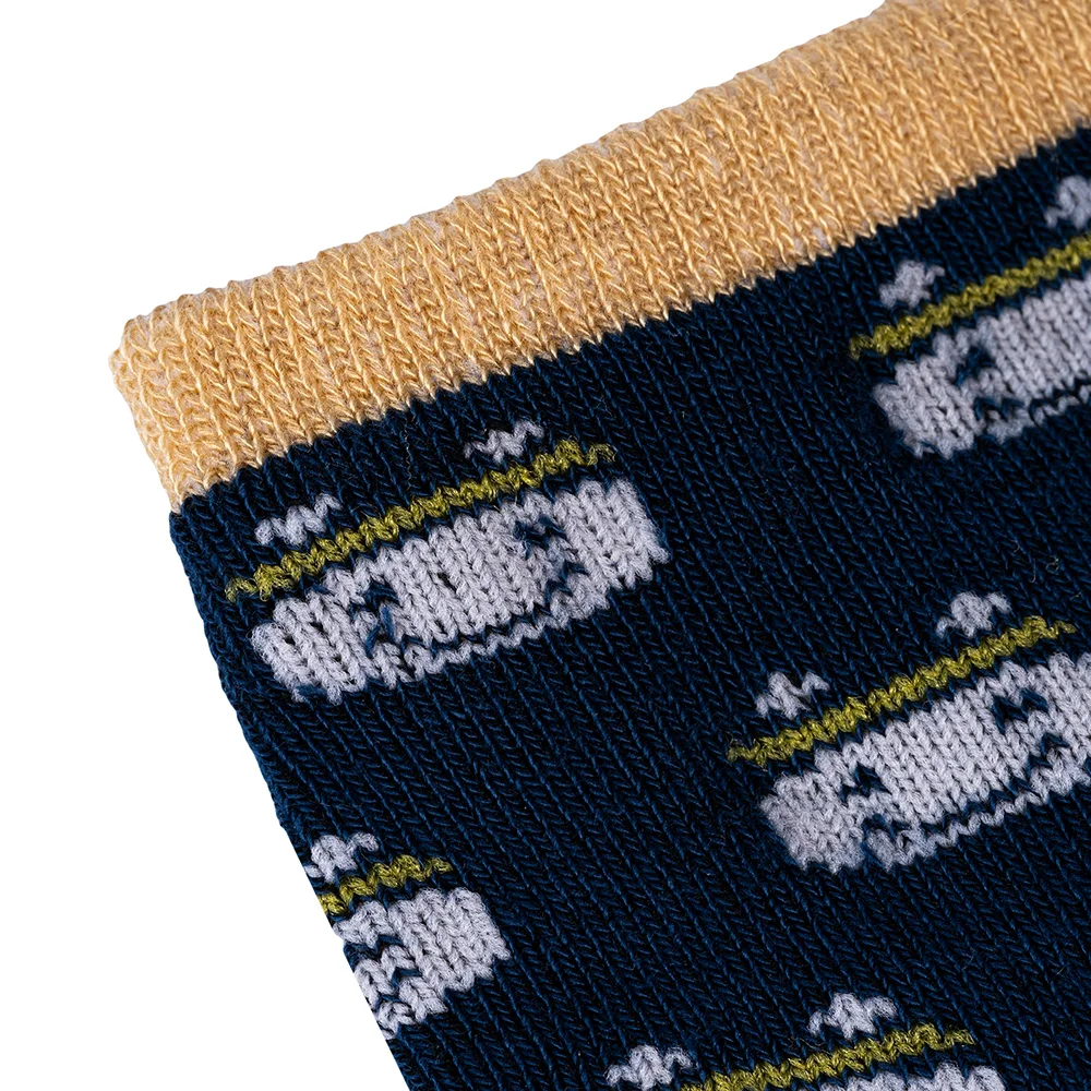 Set 2 đôi vớ sợi tre bé trai Animo XVV0524006 (0-6M,Nhiều màu)