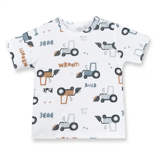 Bộ bé trai tay ngắn Animo Easy HN0724005 (1-4Y,Trắng)