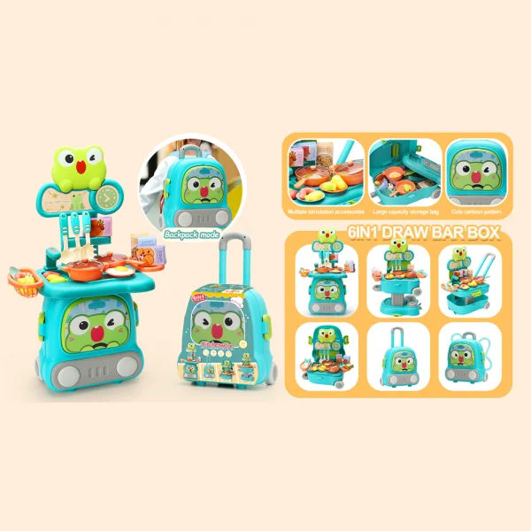 Vali hình ếch nhà bếp cao cấp kèm quai đeo HW23130417 C404