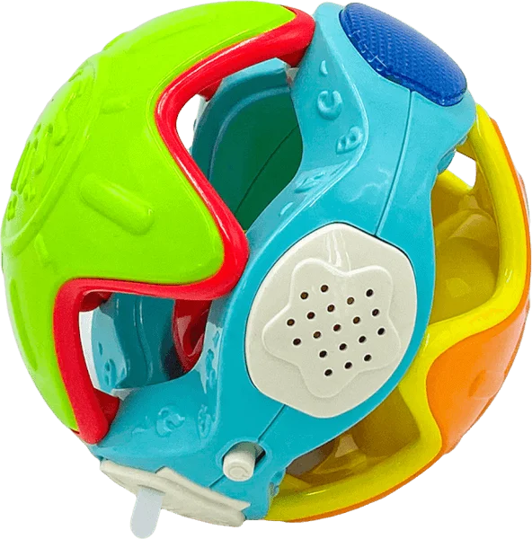 Quả bóng xúc xắc cầu vồng có nhạc đèn YN574186 C404