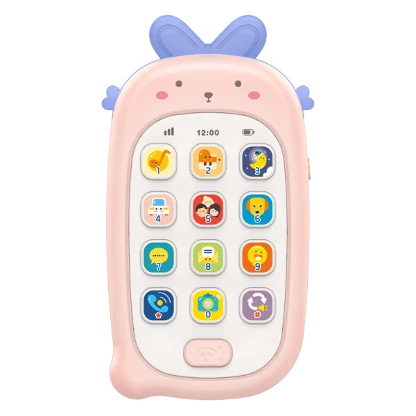 Điện thoại thỏ con ngộ nghĩnh nhạc đèn CY583306 C404 (Hồng)