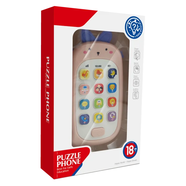 Điện thoại thỏ con ngộ nghĩnh nhạc đèn CY583306 C404 (Hồng)