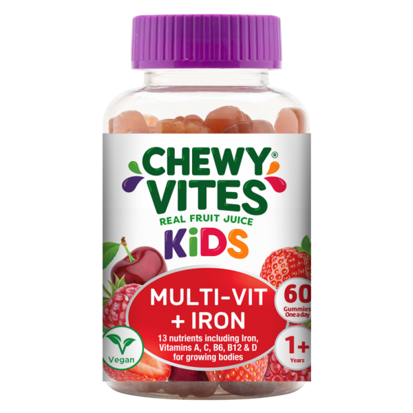 Combo 3 THỰC PHẨM BỔ SUNG CHEWY VITES KIDS MULTI-VIT IRON