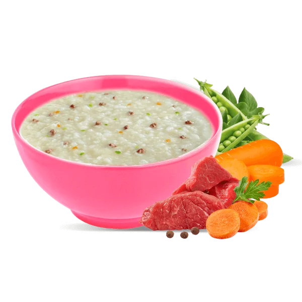 Cháo tươi baby bò đậu hà lan cà rốt 240g, SG Food, 7 tháng