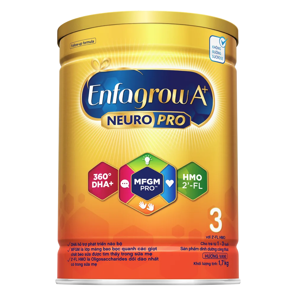 Sữa Enfagrow A+ số 3 1700g (1-3 tuổi) 2Flex