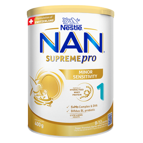 Sữa NAN SUPREME PRO số 1 400g (0-12 tháng)