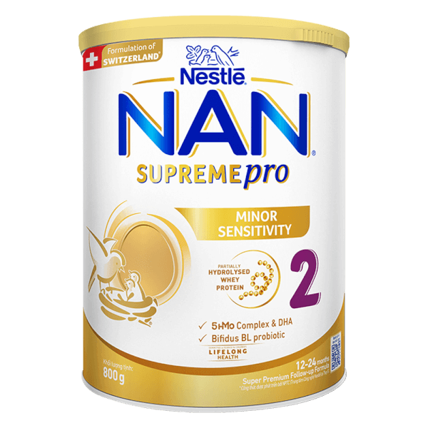 Sữa NAN SUPREME PRO số 2 800g (12-24 tháng)