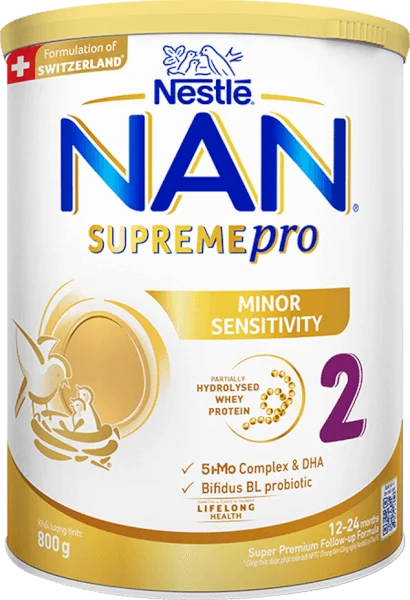 Sữa NAN SUPREME PRO số 2 800g (12-24 tháng)