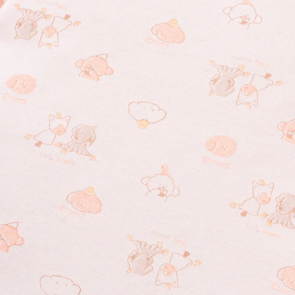 Bộ bé gái ngắn Animo Easy BH0624020 (1-4Y,Cam nhạt)